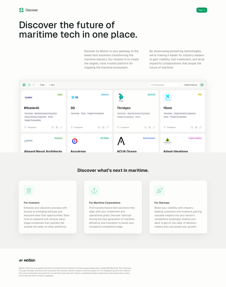Discover by Motion